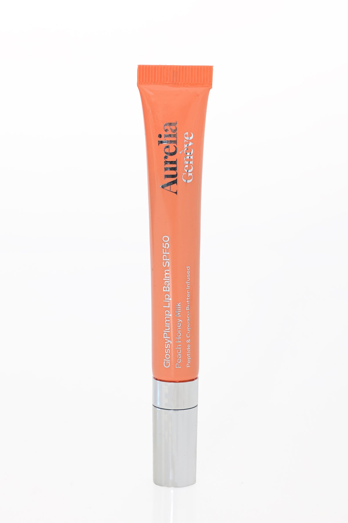 GlossyPlump Lip Balm SPF50 - Peach Honey Milk