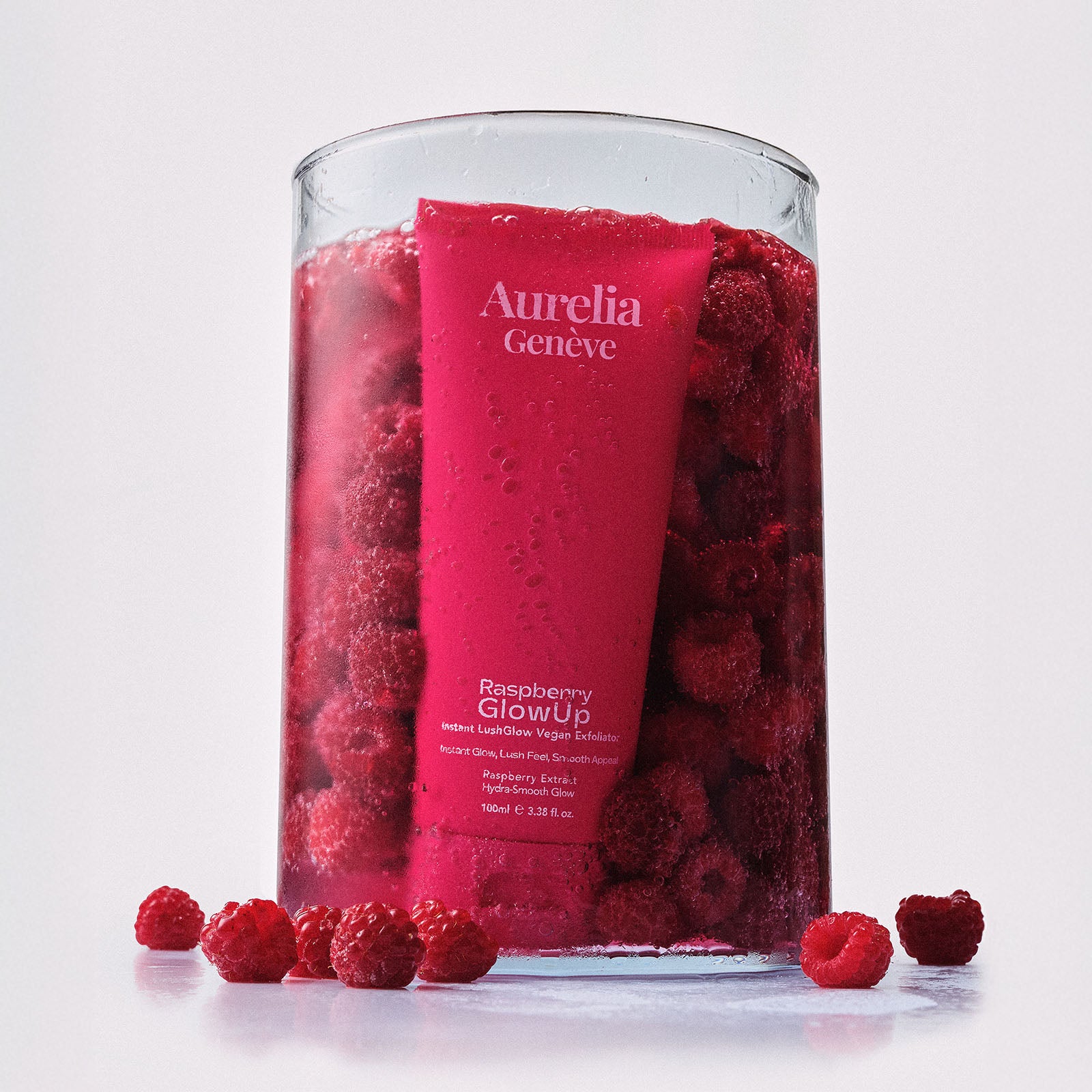 Raspberry GlowUp - Instant Lushglow Vegan Exfoliator